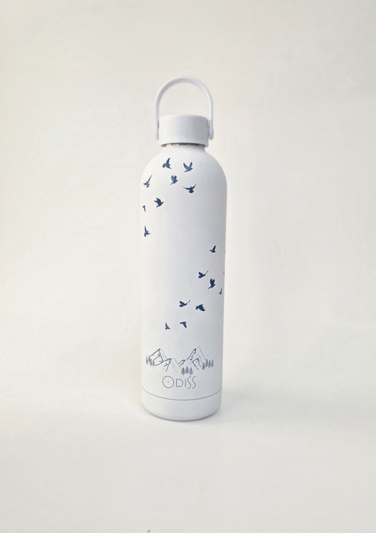 The Odiss 750ml 'Peace' Insulated Bottle - Find Your Clarity.