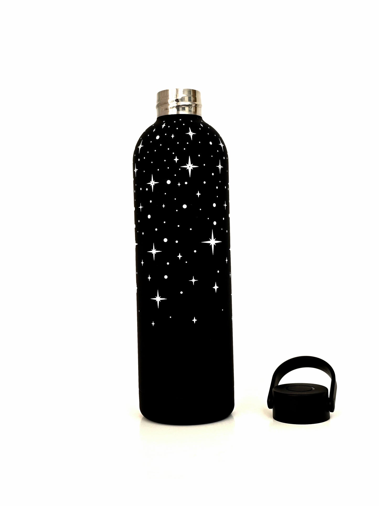 The Odiss 750ml 'Night Sky' Insulated Bottle - Adventure Awaits.